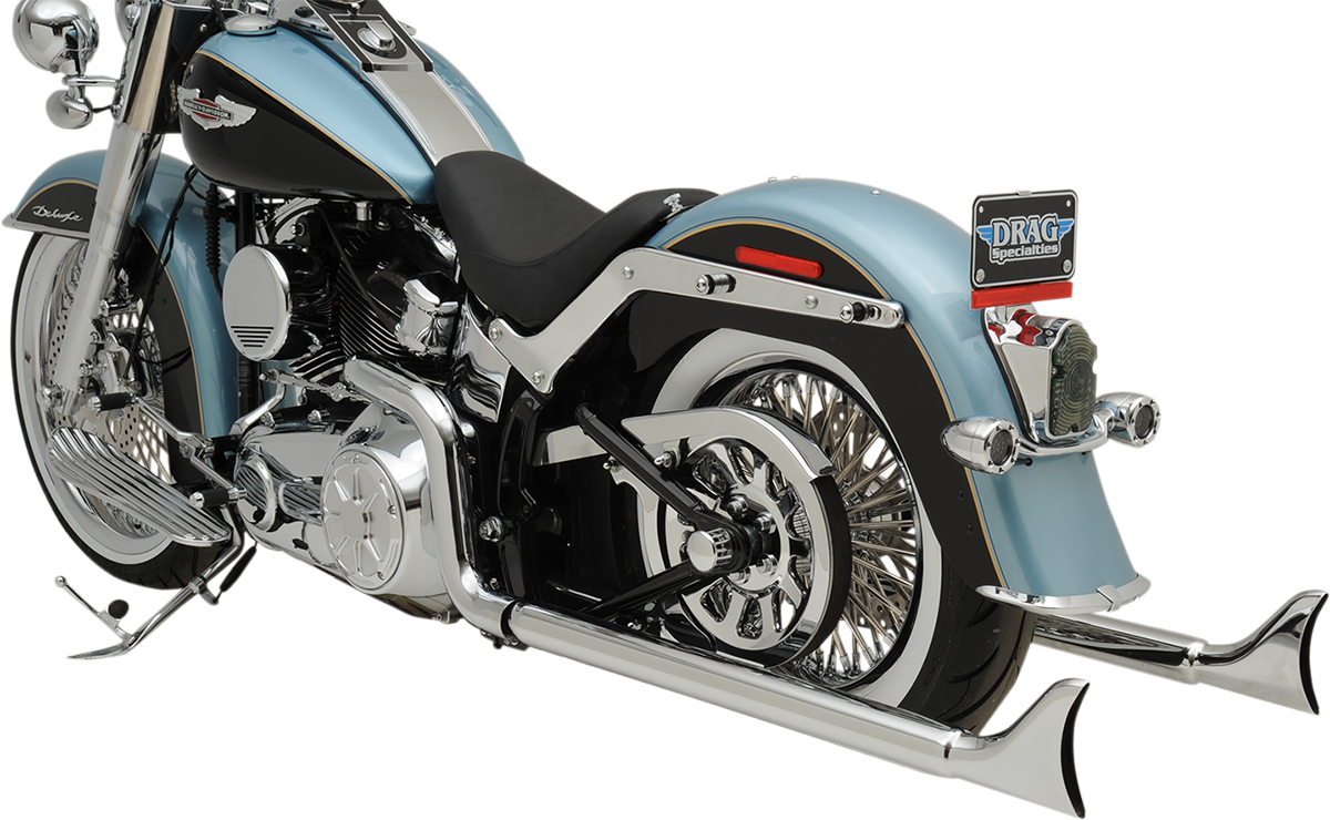 BASSANI XHAUST Fishtail Exhaust - 36" - 2007-2017 Softail Models