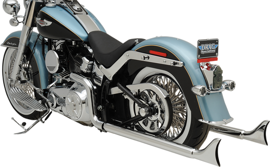 BASSANI XHAUST Fishtail Exhaust - 36" - 2007-2017 Softail Models