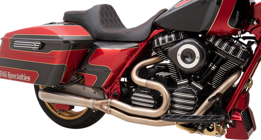 BASSANI XHAUST 2:1 Exhaust - 2017 - 2024 TOURING Stainless