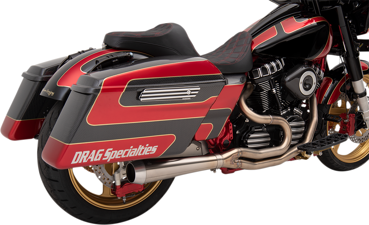 BASSANI XHAUST 2:1 Exhaust - 2017 - 2024 TOURING Stainless