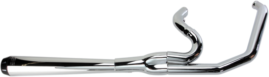 BASSANI XHAUST 2:1 Exhaust - Chrome - Megaphone - Long - '91-'05 DYNA MODELS