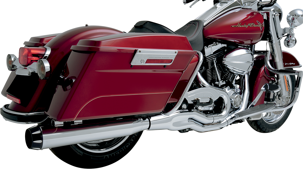 BASSANI XHAUST B1 2:1 Exhaust - Chrome - '95-'16 TOURING MODELS