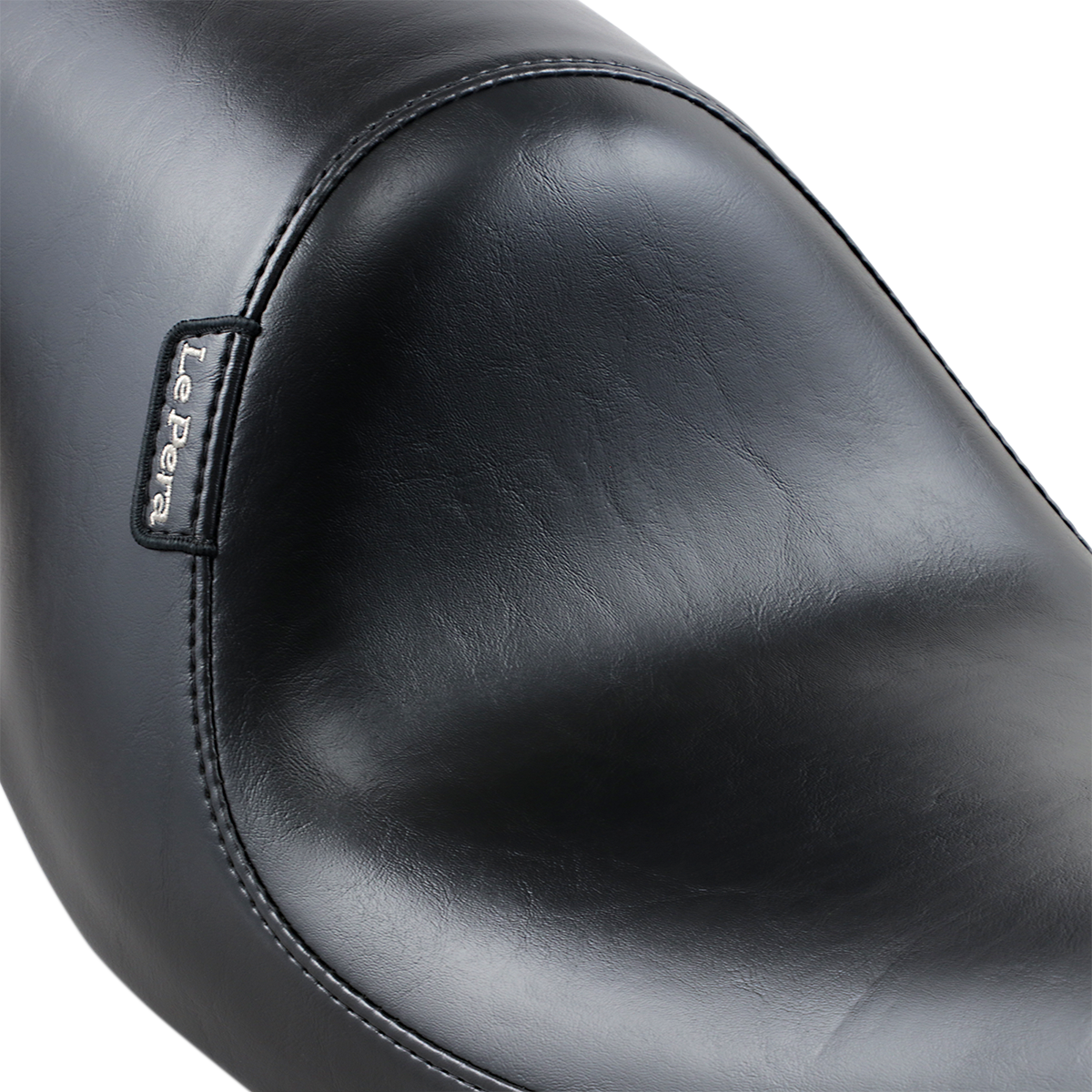 LE PERA Silhouette Up-Front Seat - Full-Length - Smooth - Black - Dyna '96-'03