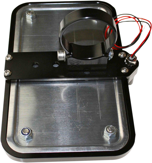 KLOCK WERKS Universal Lighted License Plate Mount - Black