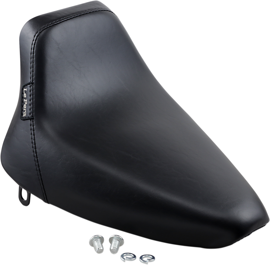 LE PERA Bare Bones Solo Seat - Smooth - Black - Softail '84-'99
