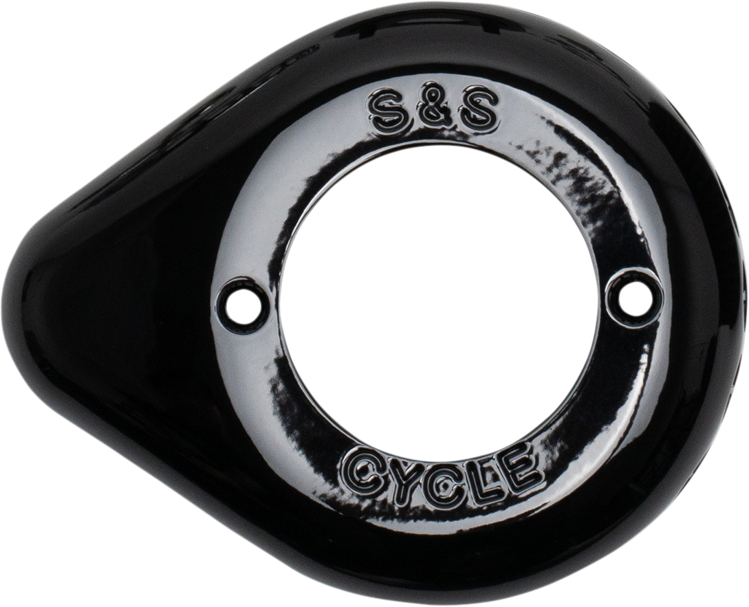 S&S CYCLE Air Cleaner Cover - Air Stinger Teardrop - Gloss Black