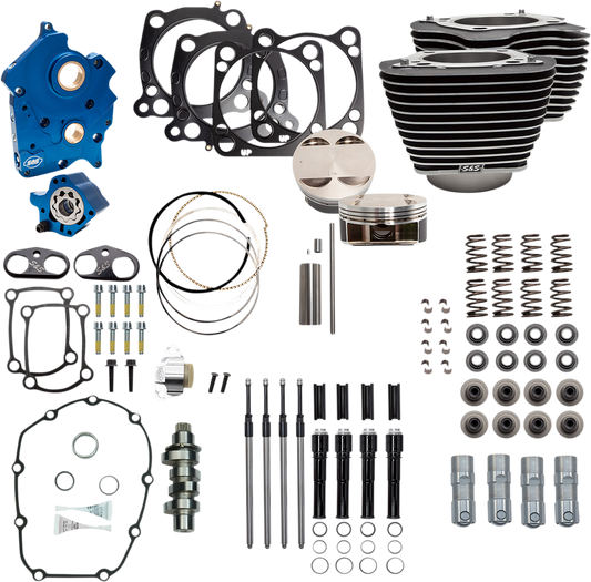 S&S CYCLE 124" Power Package Engine Performance Kit - Chain Drive
