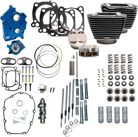 S&S CYCLE 128" Power Package Engine Performance Kit - Chain Drive