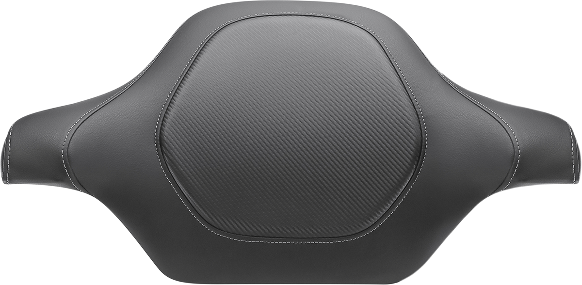 SADDLEMEN Tour-Pack Backrest Pad Cover - Road Sofa Seat - Carbon Fiber - '90-'13 TOURING