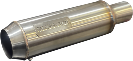 BASSANI XHAUST 2-into-1 Mid-Length Super Bike Exhaust System - Stainless Steel - 17'-23' TOURING MODELS