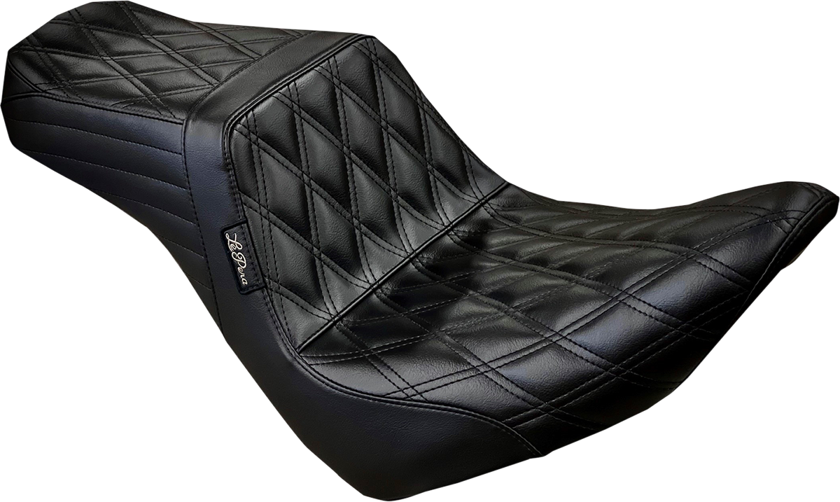 LE PERA Tailwhip Seat - Double Diamond - Black - Softail '18-'23
