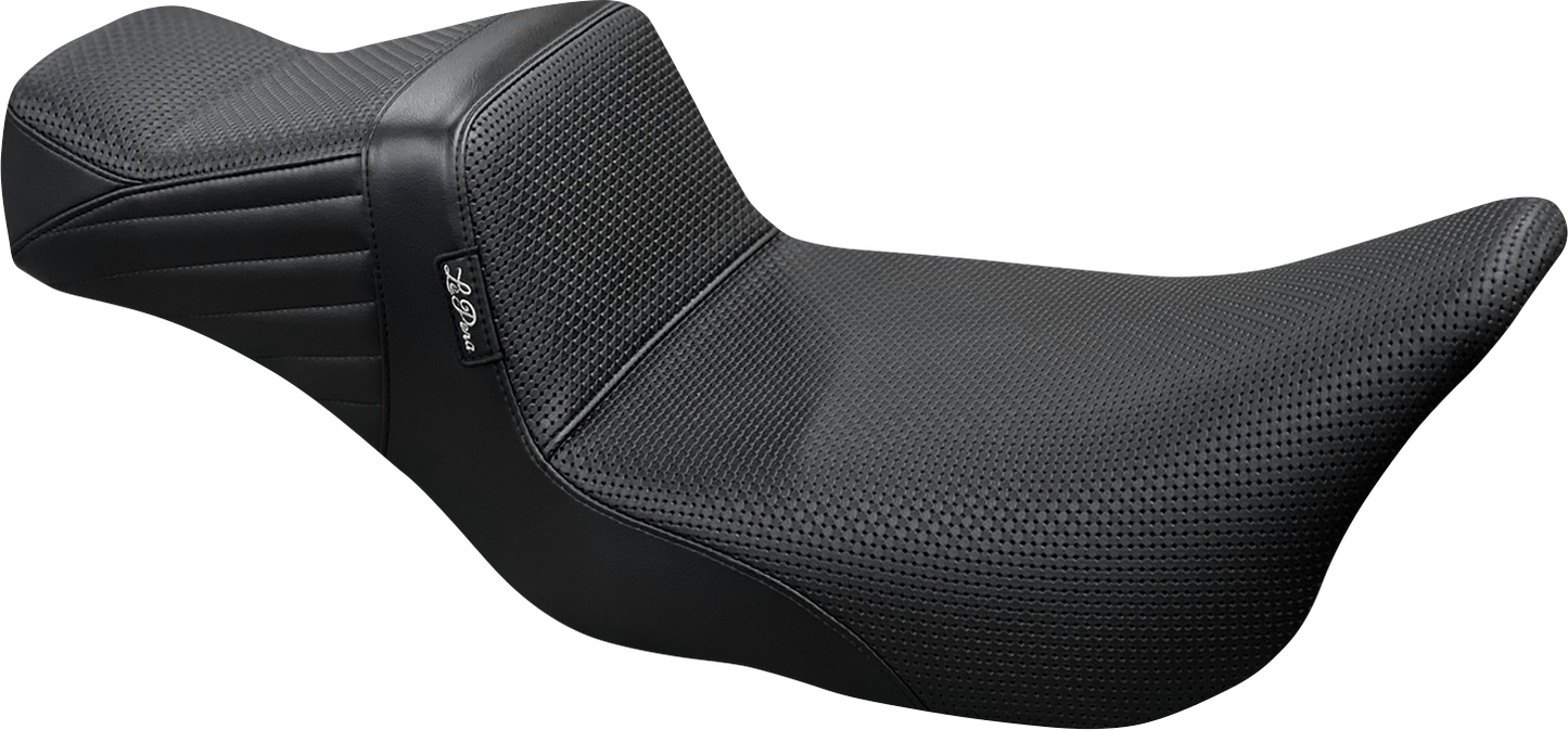 LE PERA Tailwhip Daddy Long Legs Seat - Basketweave - Black - Touring '08-'23
