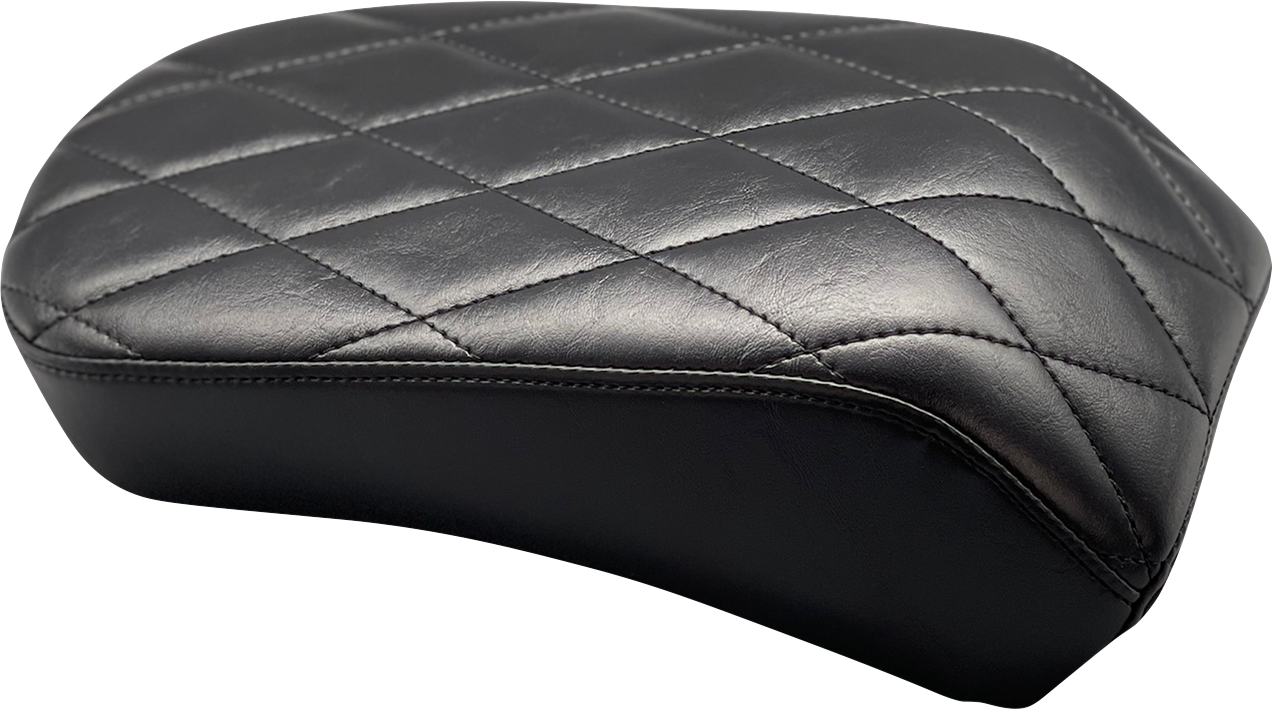 LE PERA Bare Bones Pillion Pad - Diamond - Black - Softail '18-'22