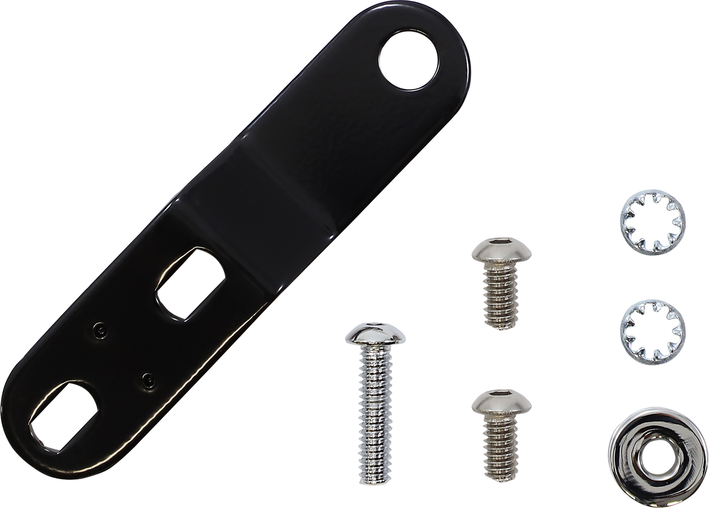 LE PERA Bare Bones Pillion Pad - Diamond - Black - Softail '18-'23