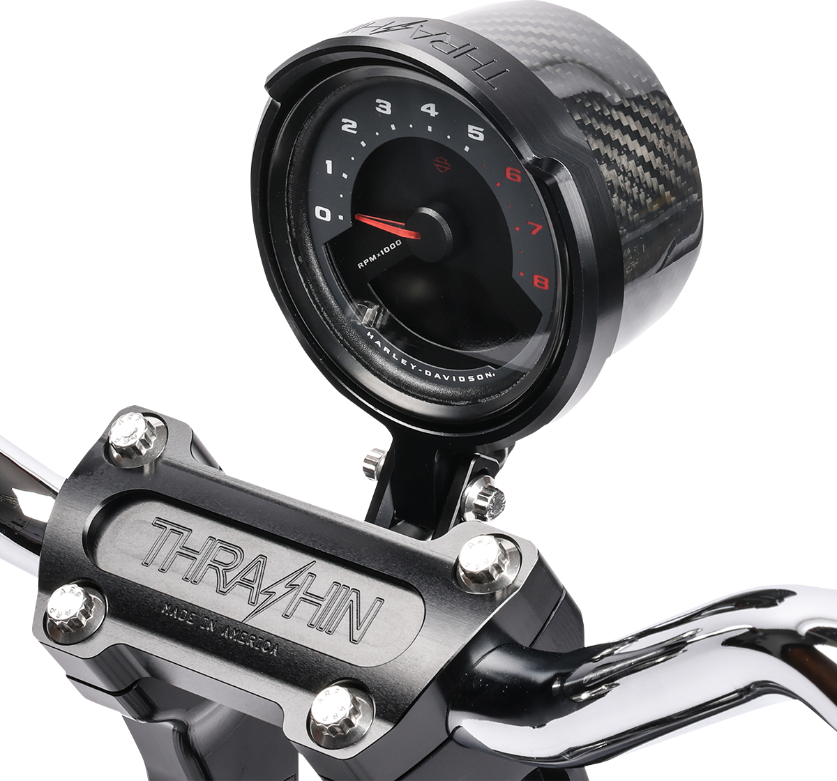 THRASHIN SUPPLY CO. Gauge Relocation Kit - Black