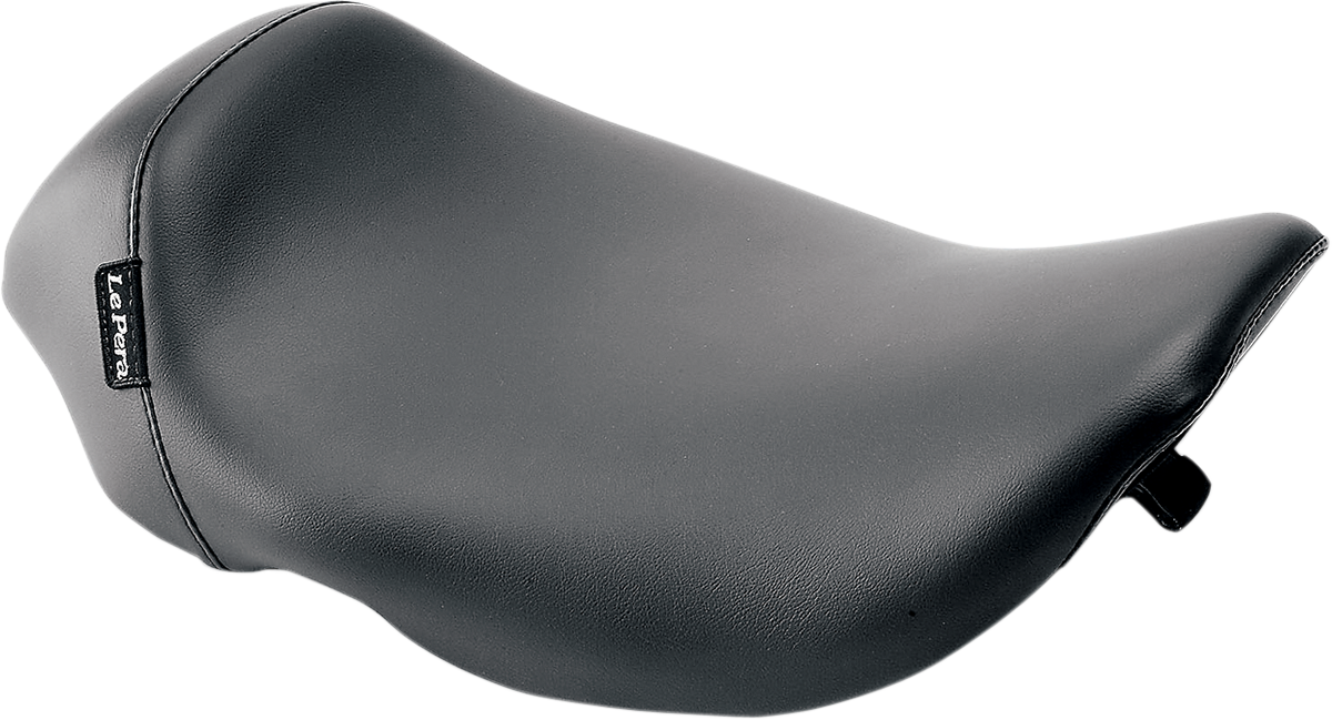 LE PERA Bare Bones Solo Seat - Smooth - Black - Touring '02-'07