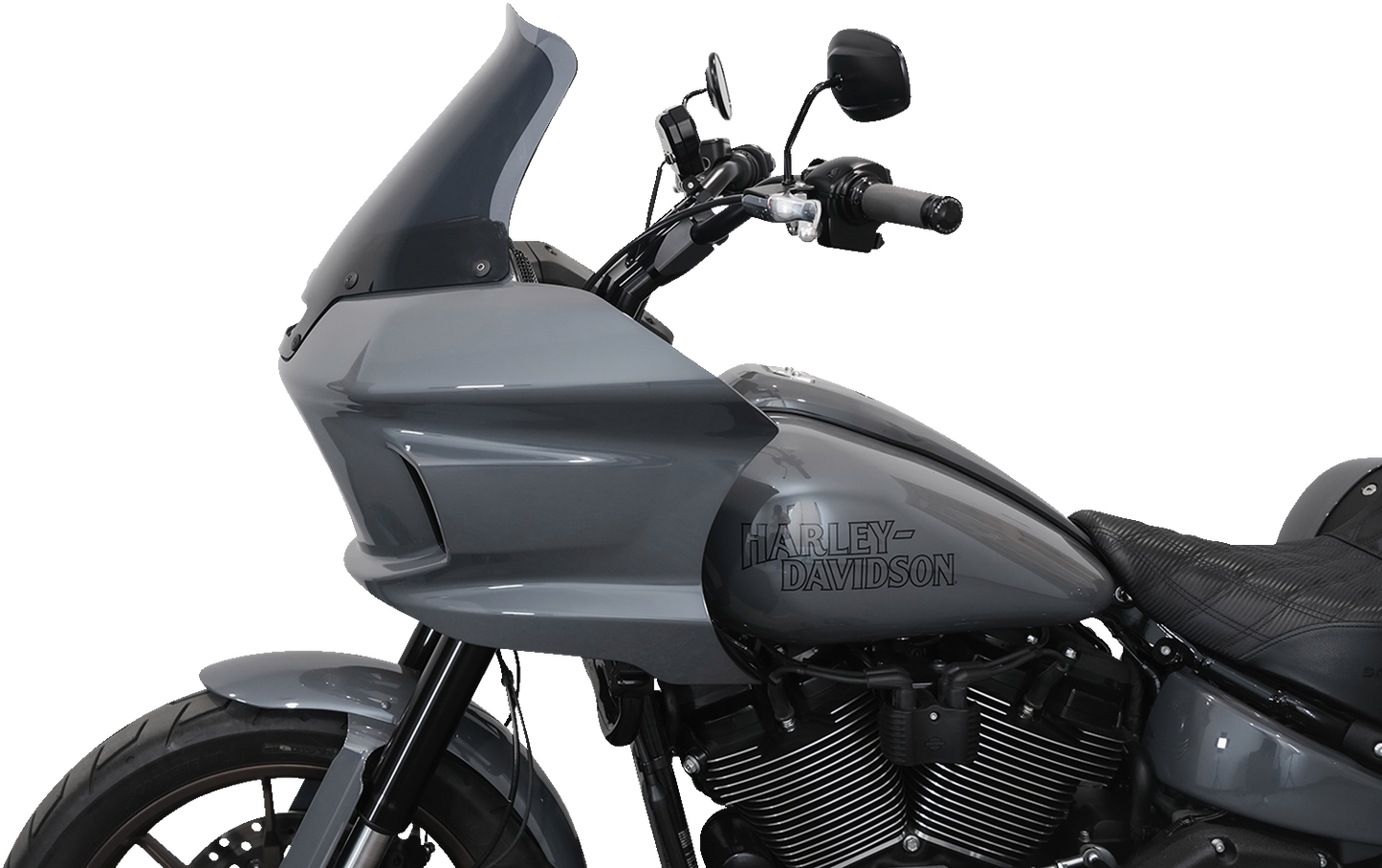 KLOCK WERKS Flare* Windshield - 10" & 6" 2022-2023 LOWRIDER ST Dark Smoke