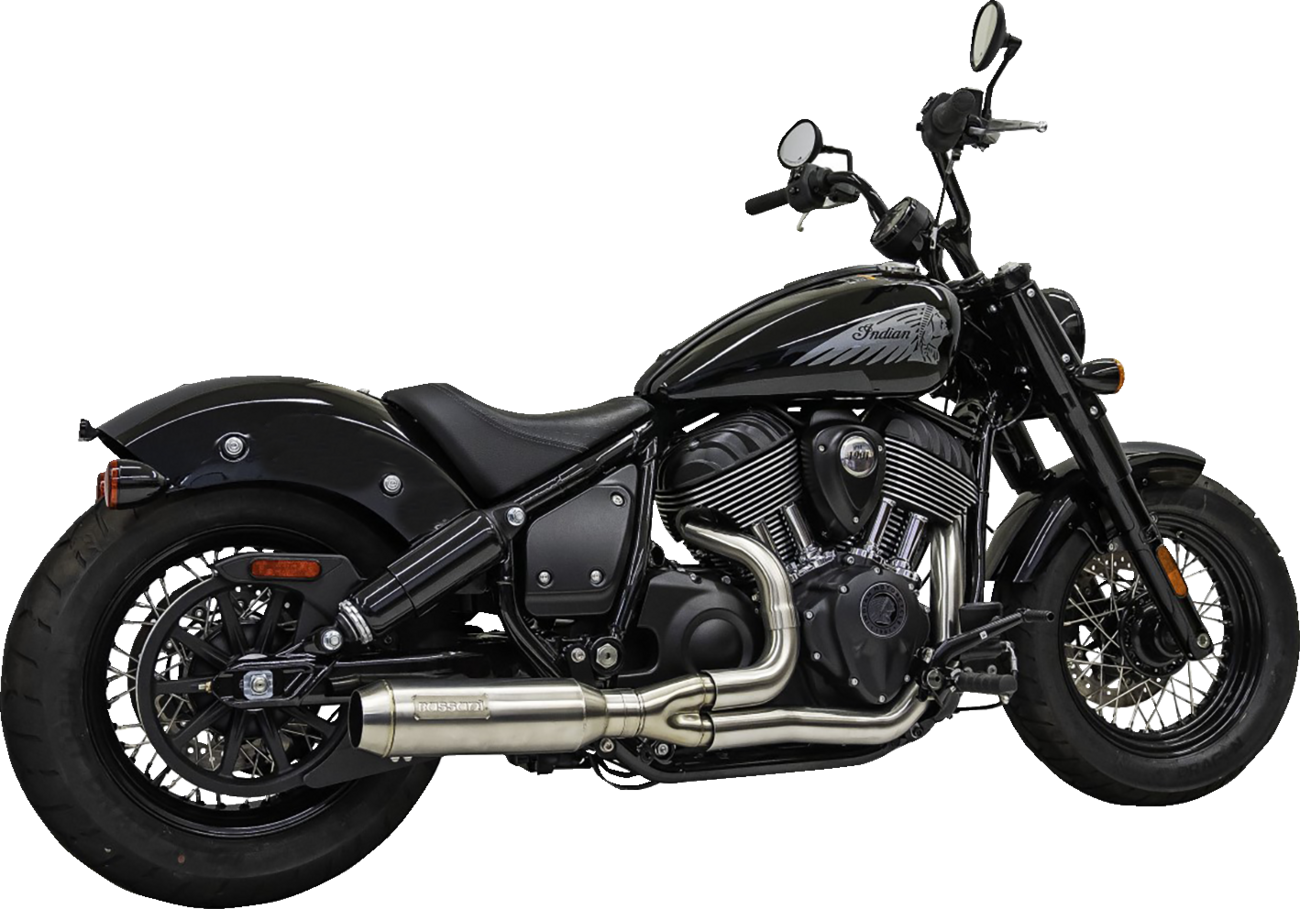 BASSANI XHAUST 2-into-1 Exhaust System - Stainless Steel - '22-'23 INDIAN CHEIF