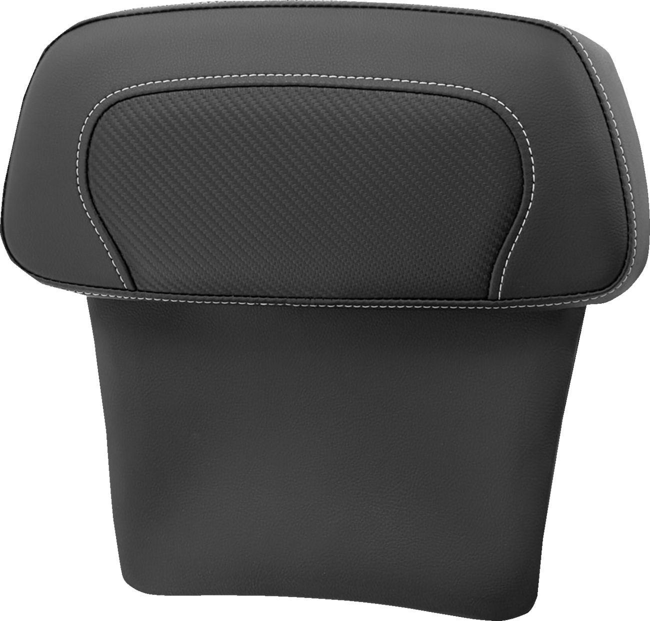SADDLEMEN Chopped Tour Pack Backrest Pad - RoadSofa* - Carbon Fiber Inset - '14-'23 TOURING