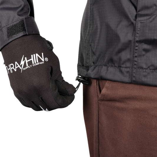 THRASHIN SUPPLY CO. Mission WP Rain Jacket - Black - Medium