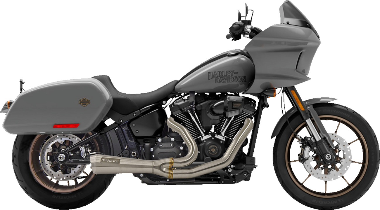 BASSANI XHAUST 2-into-1 The Ripper Short Road Rage Exhaust System - Stainless Steel