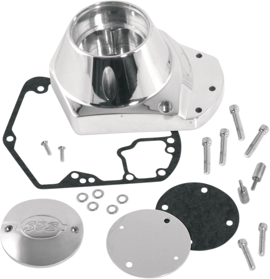 S&S CYCLE Cam Cover - Polished Billet - Big Twin