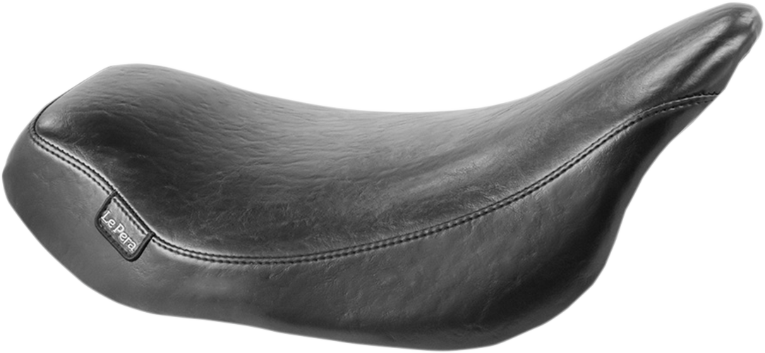 LE PERA Streaker Solo Seat - Smooth - Black - Touring '08-'23