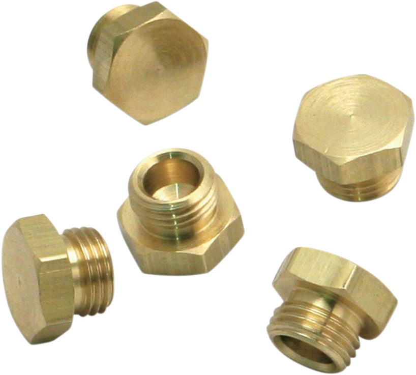 S&S CYCLE Float Bowl Plugs - Super B/E/G - 5 Pack