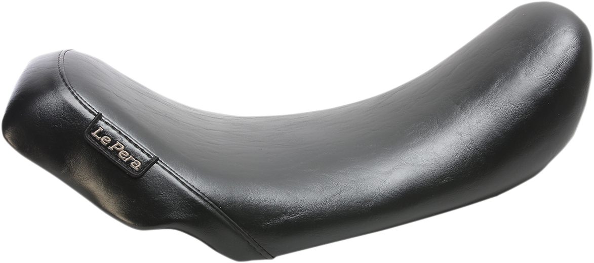 LE PERA Bare Bones Solo Seat - Smooth - Black - Dyna '06-'17