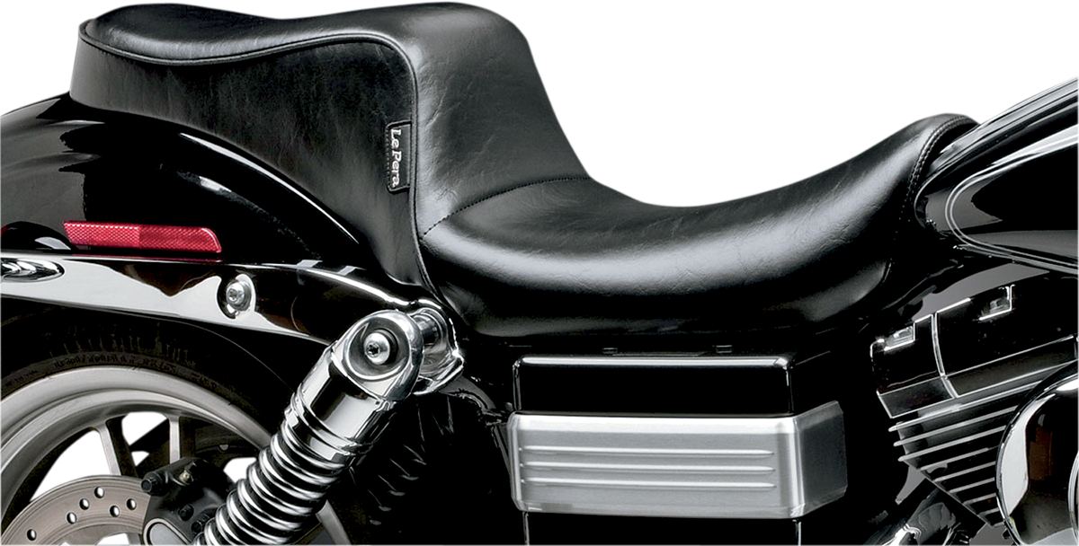 LE PERA Cherokee Seat - Smooth - Black - Dyna '06-'17