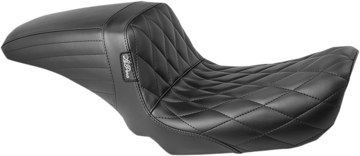 LE PERA Kickflip Seat - Diamond - Black - Dyna '06-'17