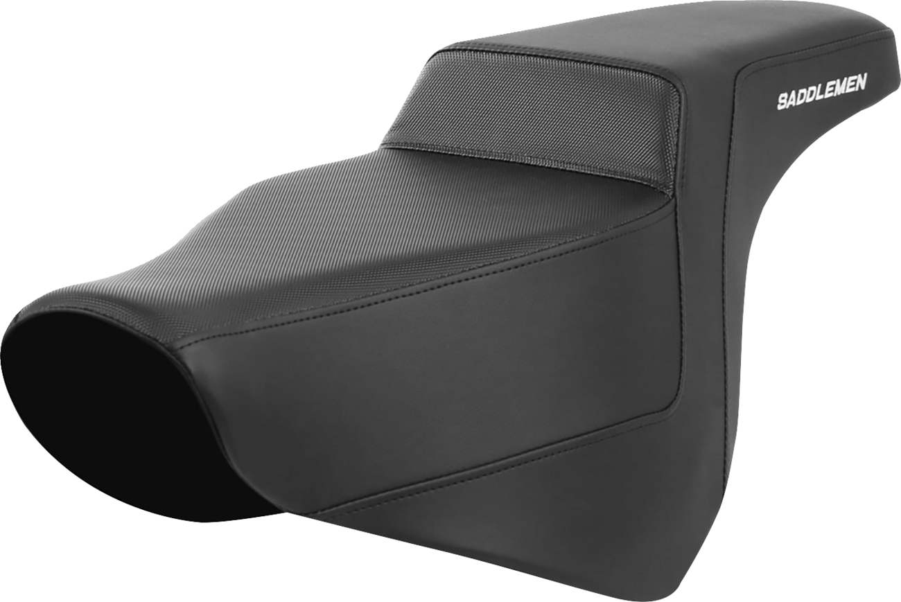 SADDLEMEN Racing Seat - Black - Softail '18-'24
