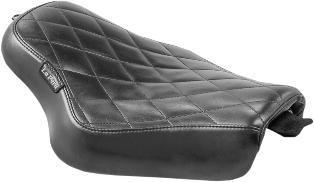 LE PERA Streaker Solo Seat - Diamond - Black - Sportster '04-'22