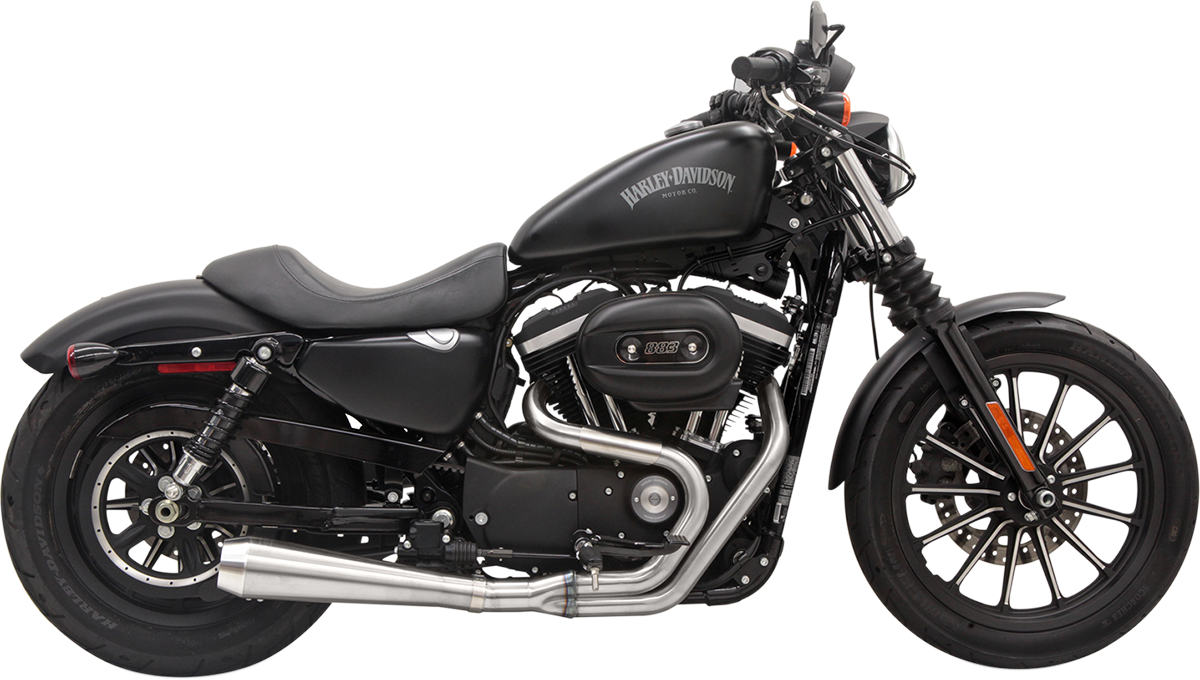 BASSANI XHAUST Road Rage 3 Exhaust - Stainless Steel - '04-'20 SPORTSTER MODELS