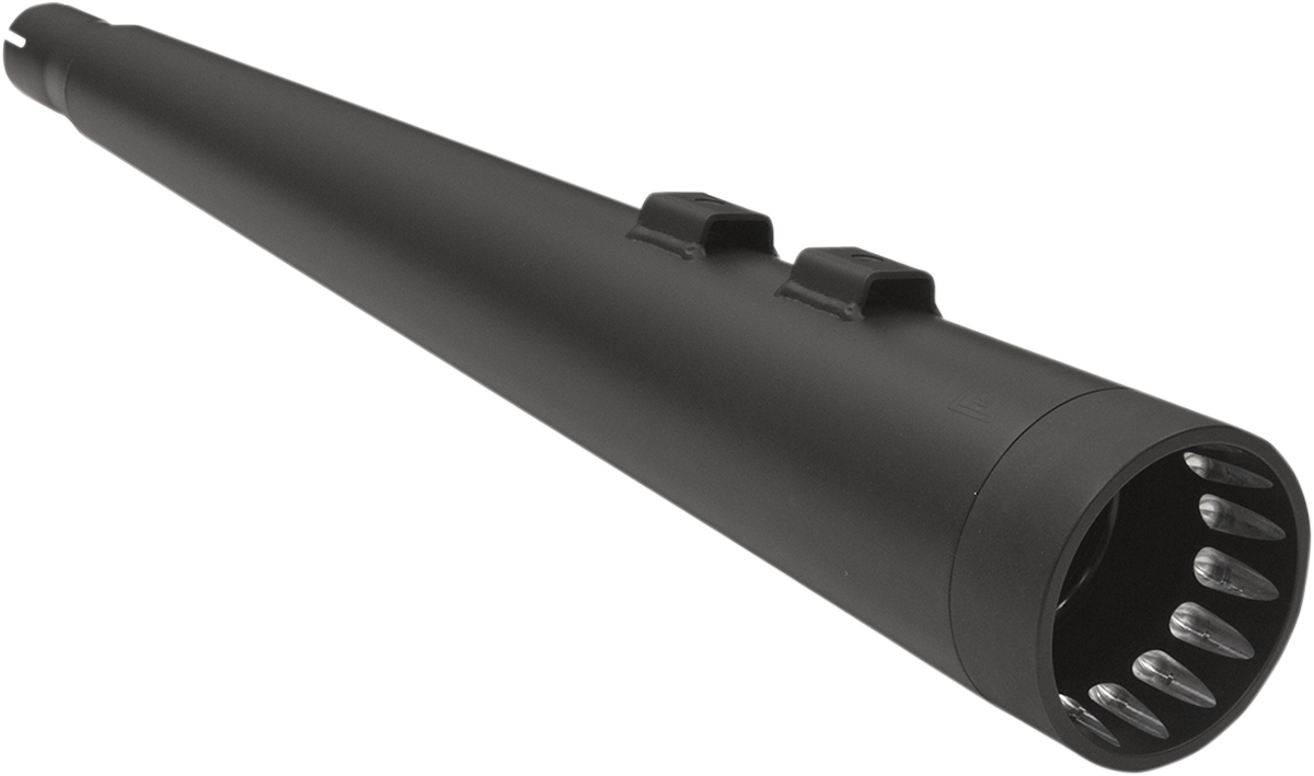 BASSANI XHAUST DNT Megaphone SLIP-ON Muffler - TOURING 1995-2016 Black/Black