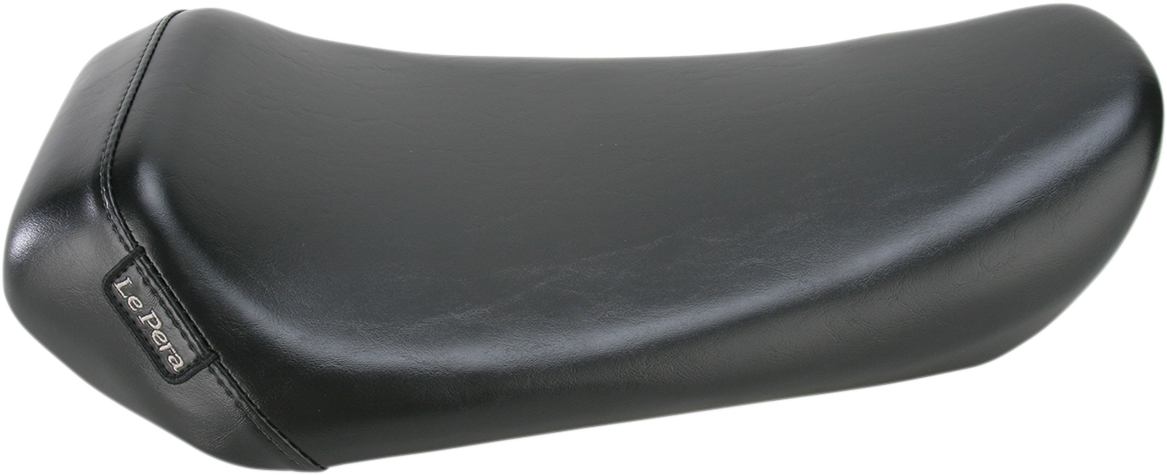 LE PERA Bare Bones Solo Seat - Smooth - Black - Dyna '91-'95