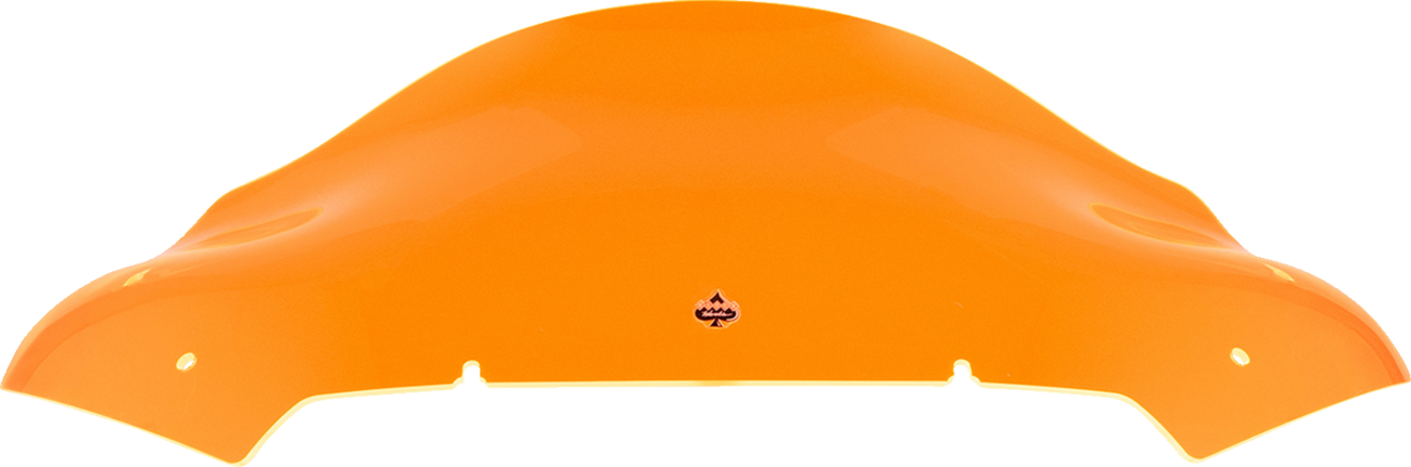 KLOCK WERKS Kolor Flare* Windshield - 10" - Orange Ice