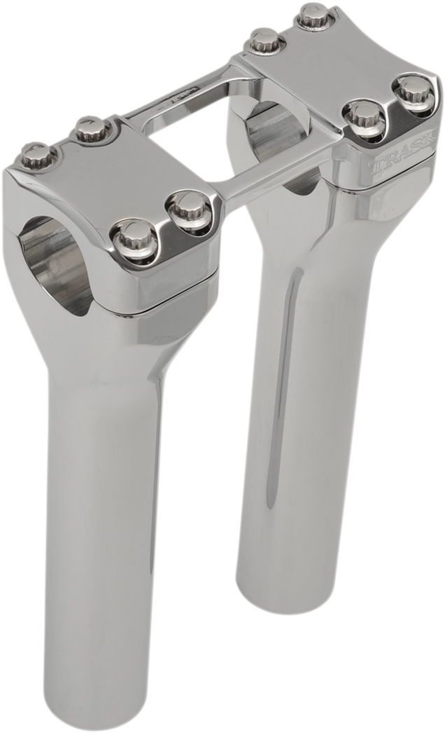 TRASK Risers - Assault - 8" x 1-1/4" - Chrome