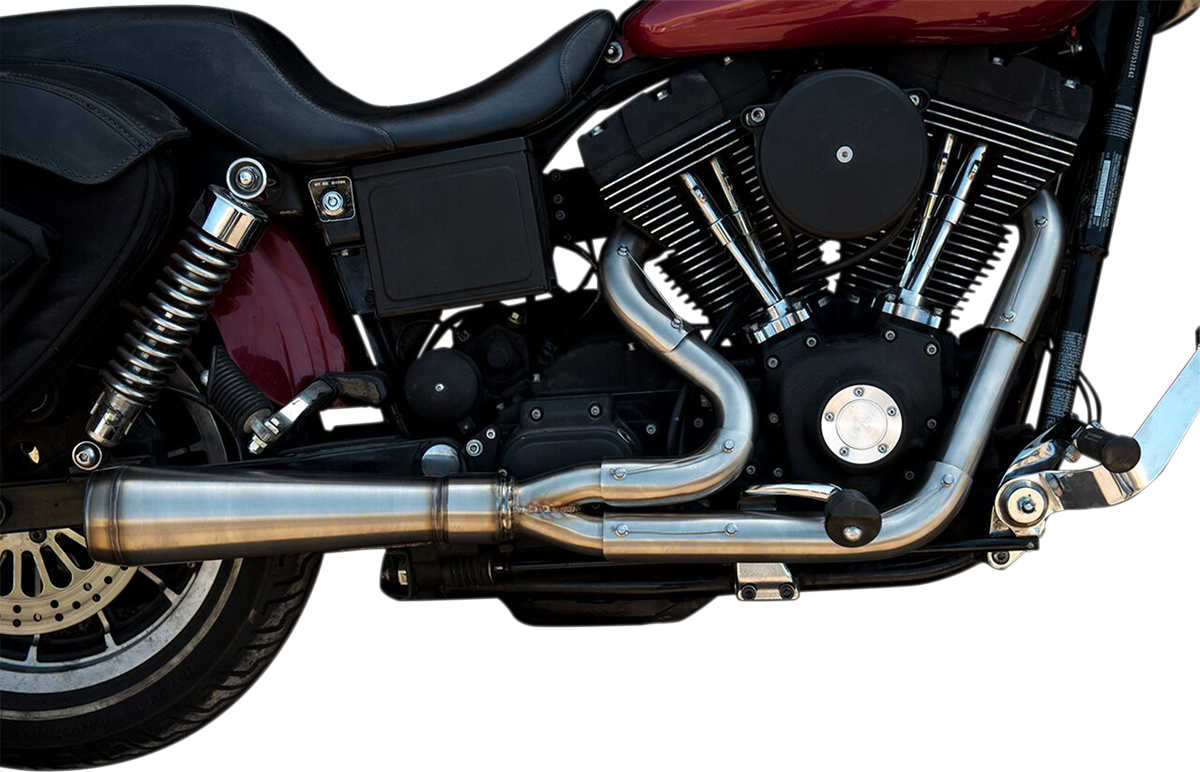 TRASK Assault 2:1 Exhaust - Full Stainless - '91-'05 Dyna