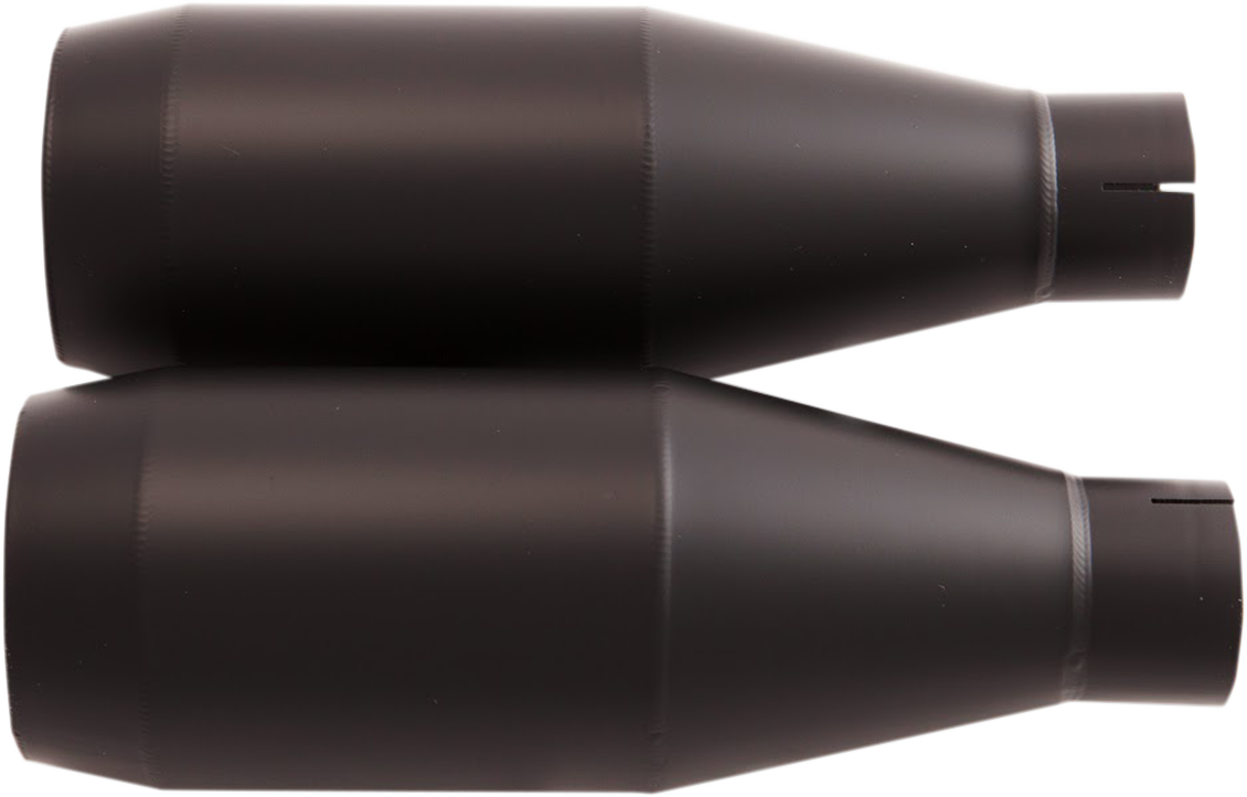 TRASK Slip-On Mufflers - Black