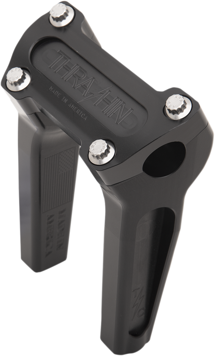 THRASHIN SUPPLY CO. Risers - Straight - 6" - Black