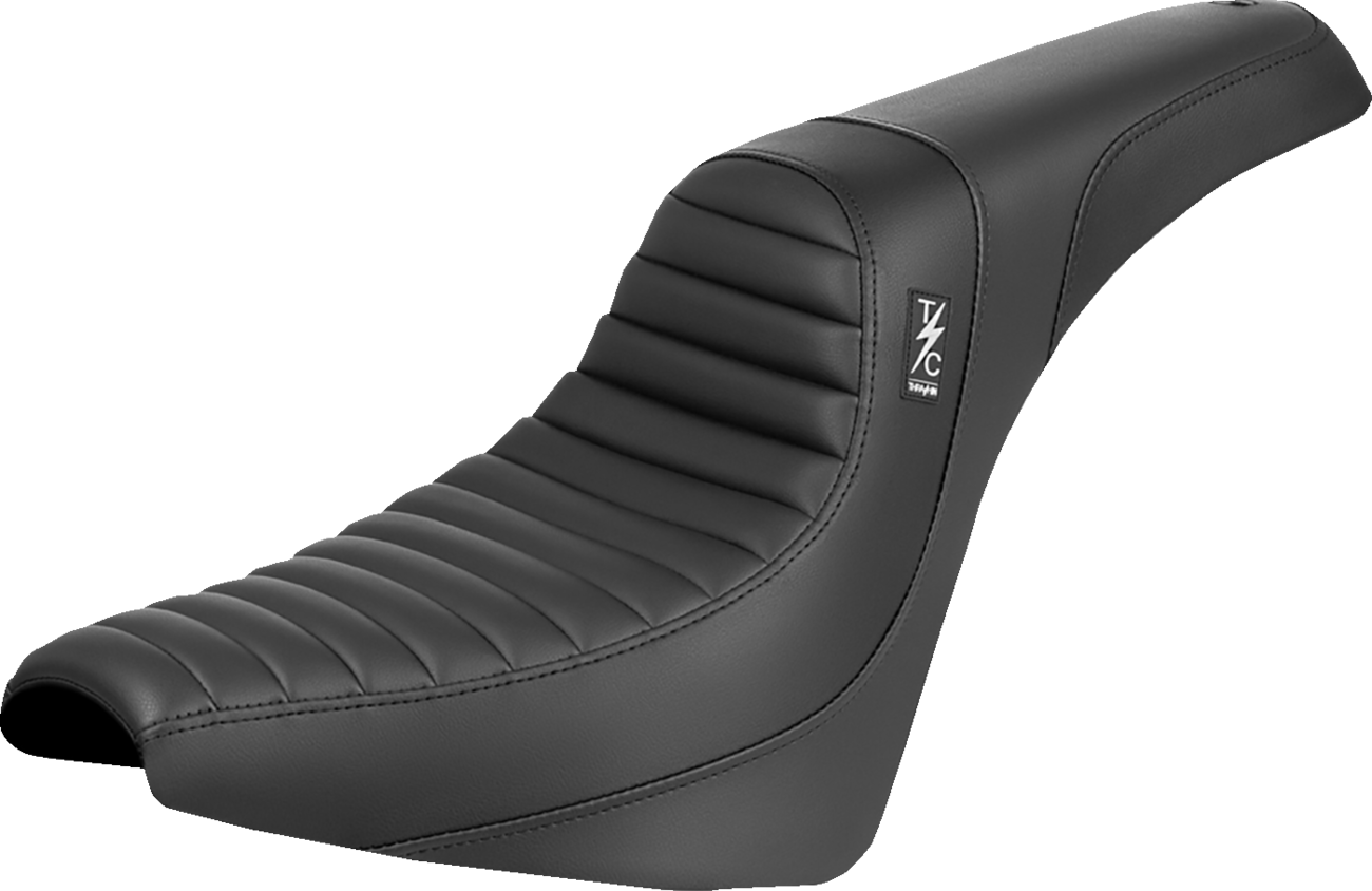 SADDLEMEN Thrashin' Pro Series Seat - Tuck-n-Roll - Softail '18-'25