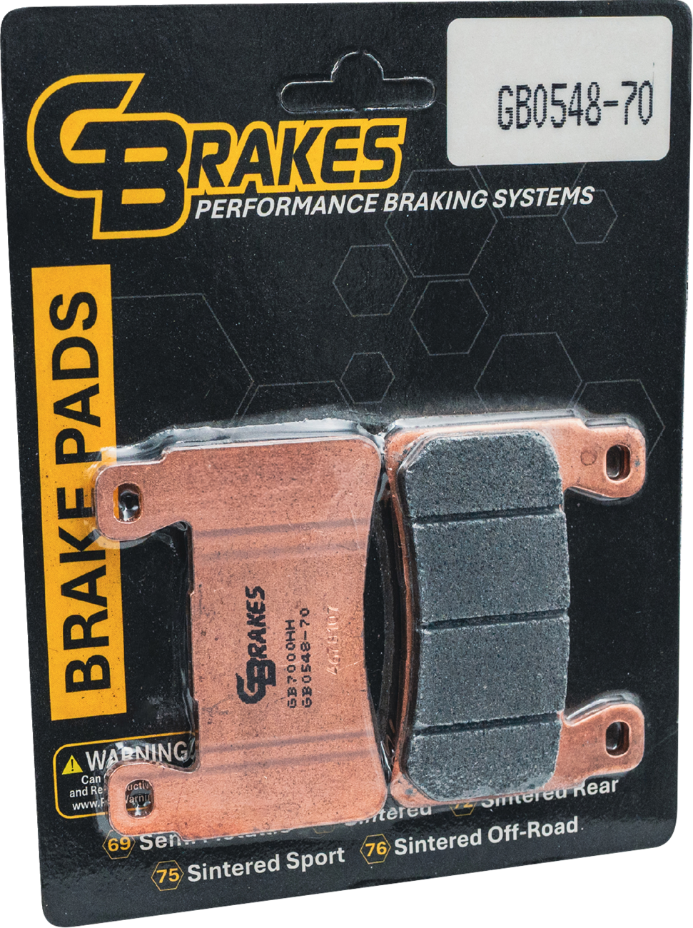 GBRAKES Brake Pads - Sintered - Front