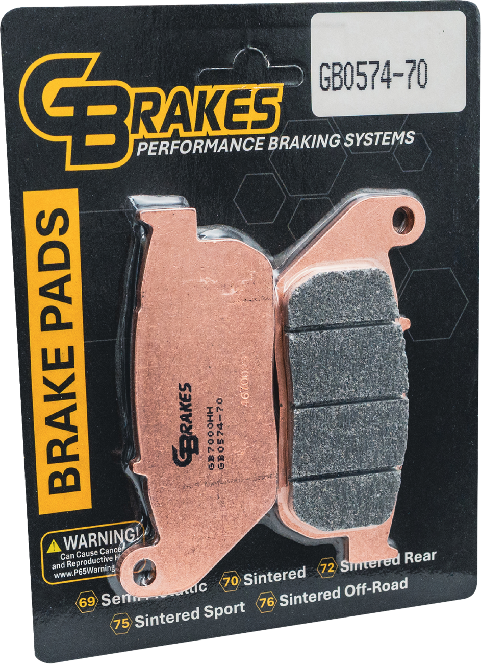 GBRAKES Brake Pads - Sintered - Front