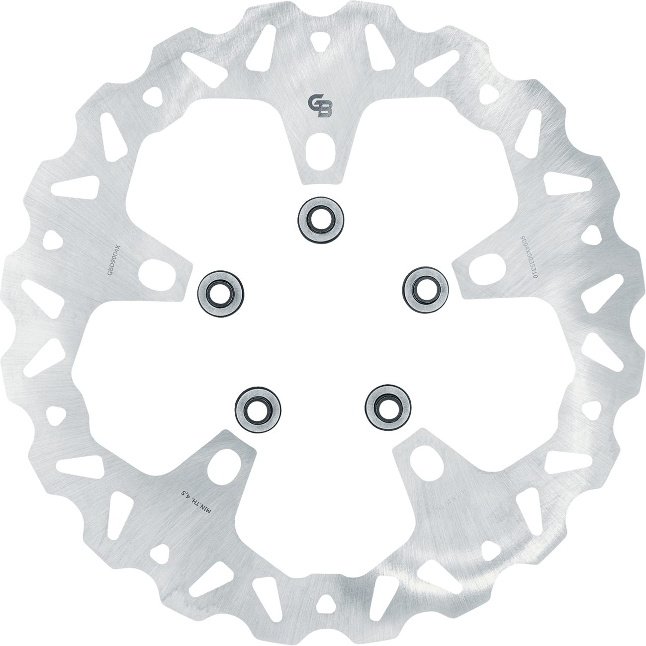 GBRAKES Oversize Wave® One Piece (Fixed) Brake Rotor - Front - 318 mm / 12-1/2"