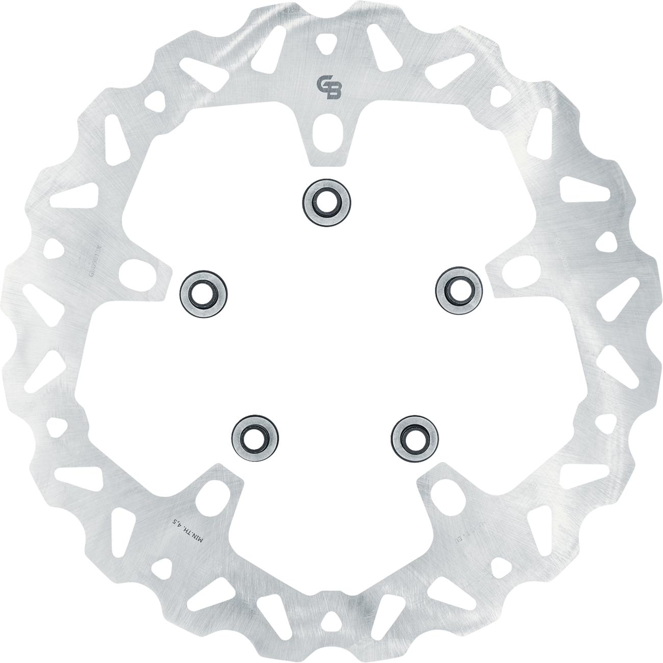 GBRAKES Oversize Wave® One Piece (Fixed) Brake Rotor - Front - 318 mm / 12-1/2"