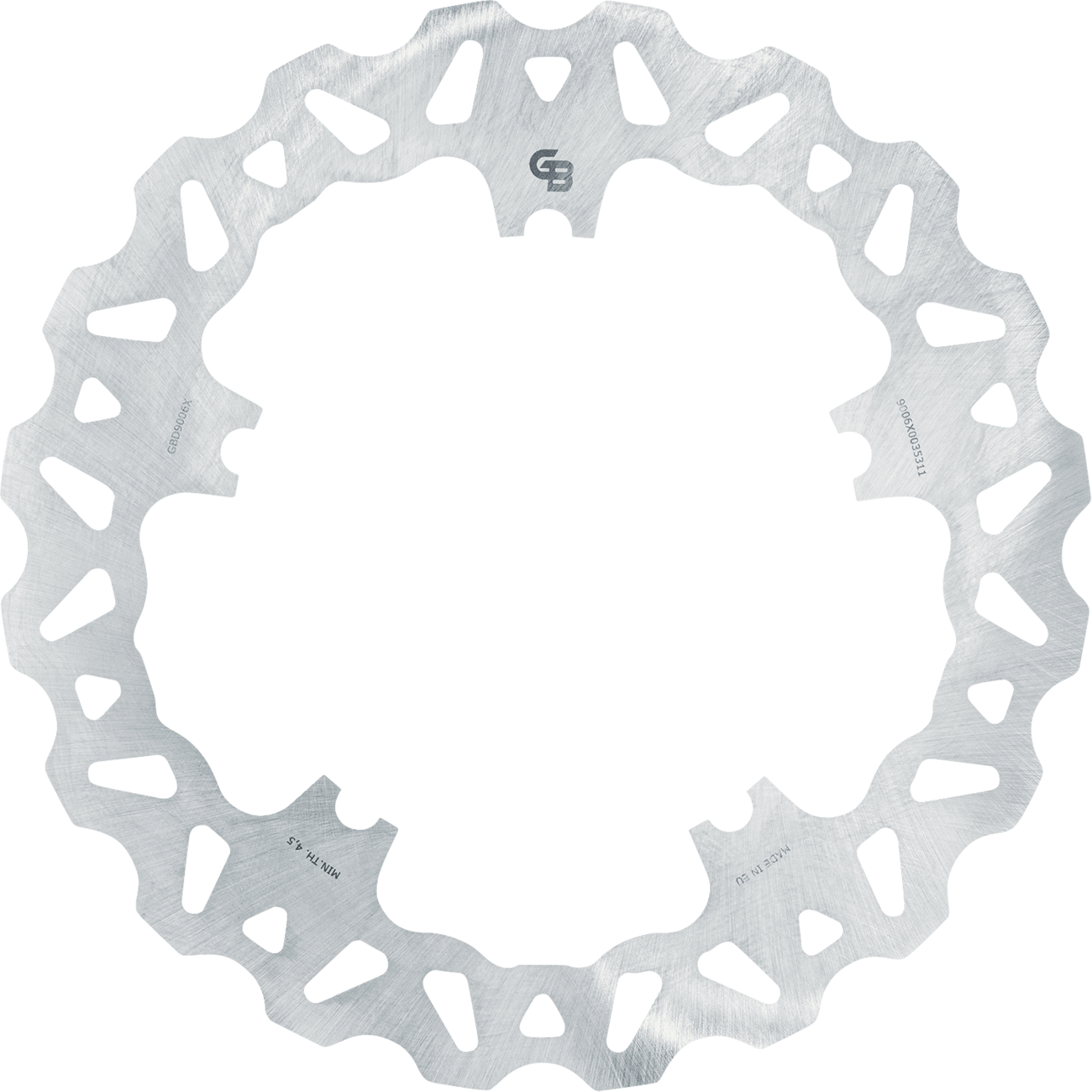 GBRAKES Wave® One Piece (Fixed) Brake Rotor - Front