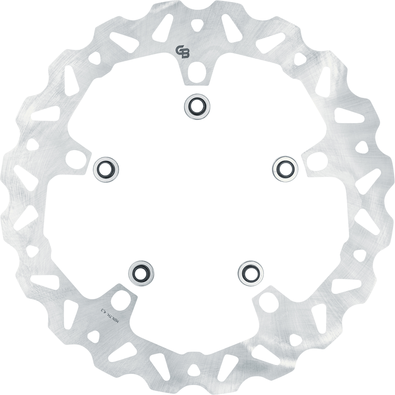 GBRAKES Wave® One Piece (Fixed) Brake Rotor - Front