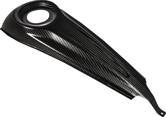SADDLEMEN Dash Panel - Center Fill - Carbon Fiber - Gloss - Touring '08-'23