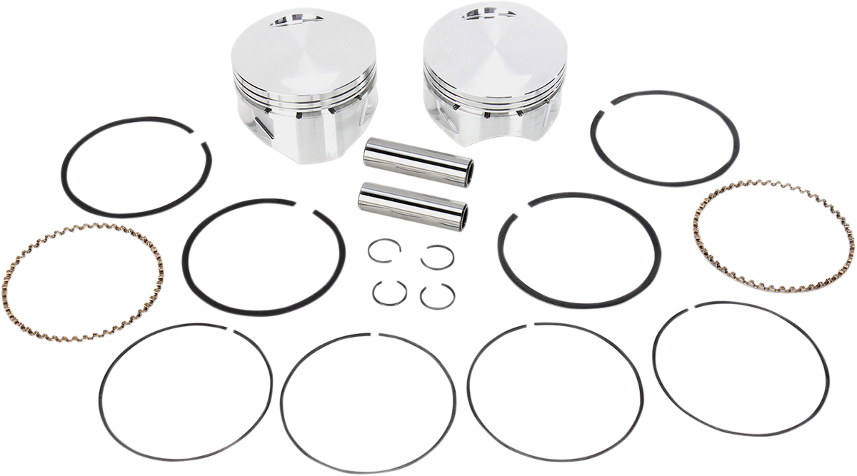 S&S CYCLE Piston Kit - for 113" Super Sidewinder - 4.0" - +.020